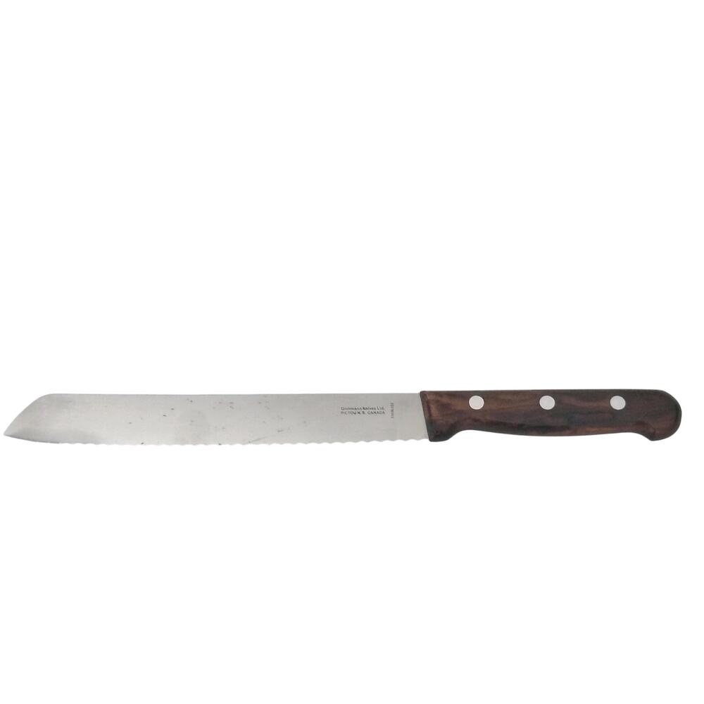 Grohmann Knives Ltd. 8" Serrated Bread Knife Stainless Steel Pictou Canada